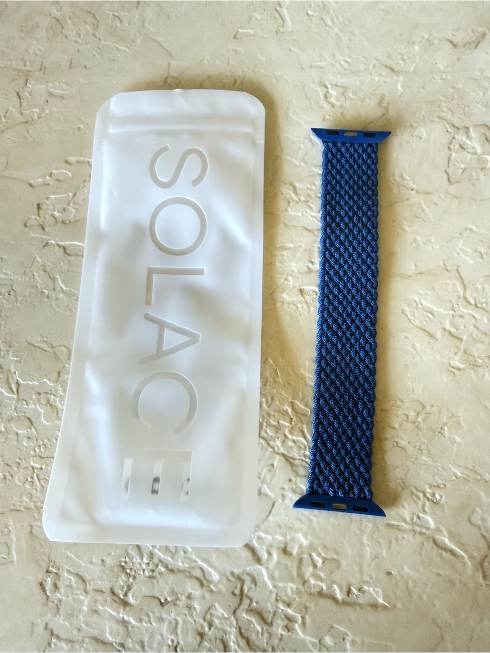 Solace Blue Braided Loop Apple Watch Band